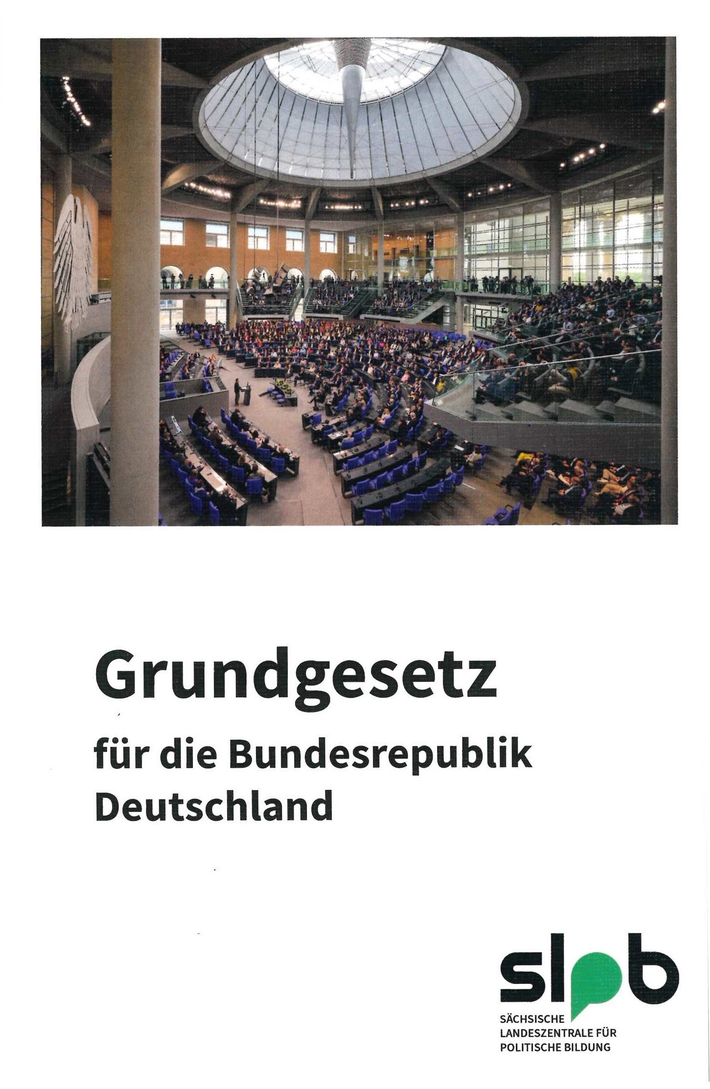 011-Z Grundgesetz für die Bundesrepublik Deutschland Titelseite 